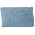 BOTTEGA VENETA Intrecciato Clutch Bag Light Blue Leather